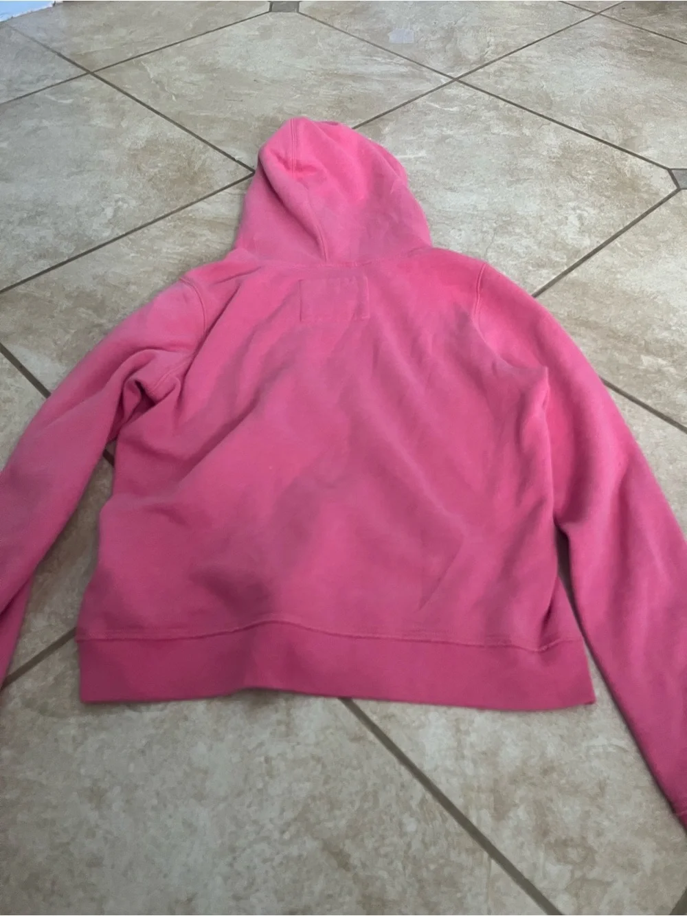Abercrombie & Fitch Pink Cowl-Neck Hoodie Sweater